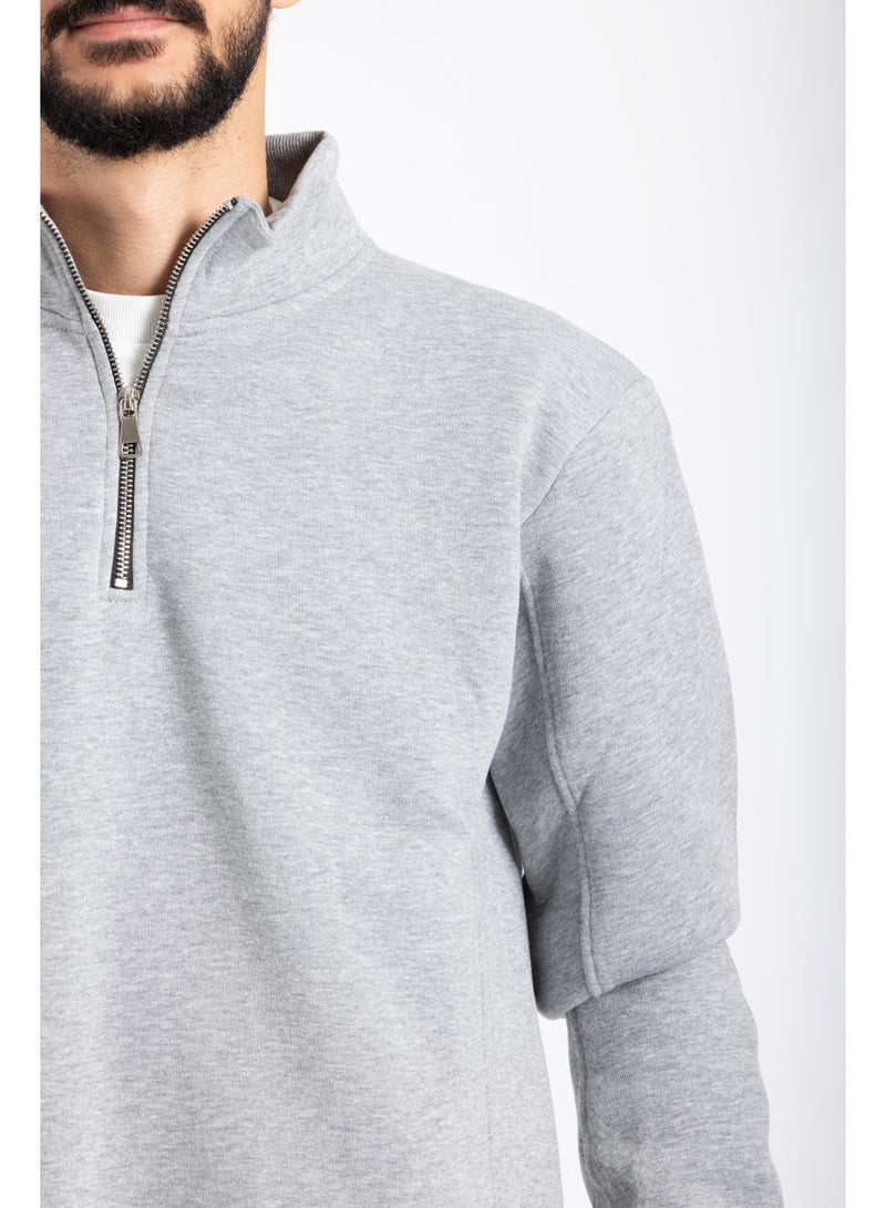 AMICI Grey Quarter-zip - Image 3
